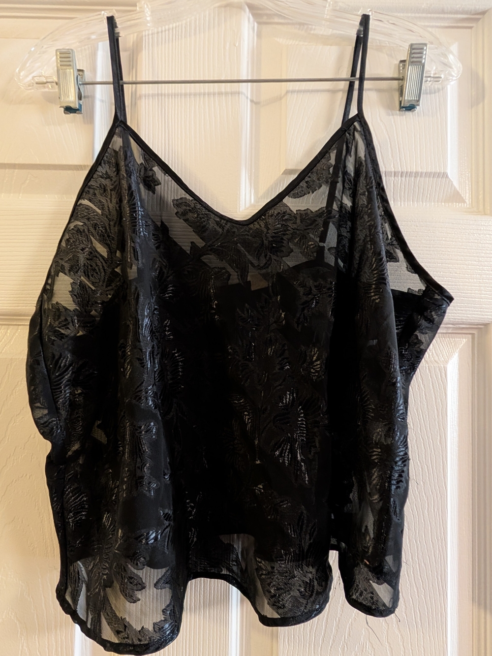 ✨ Vintage Late 90s / Early Y2K Sheer Floral Pajama Set ✨
